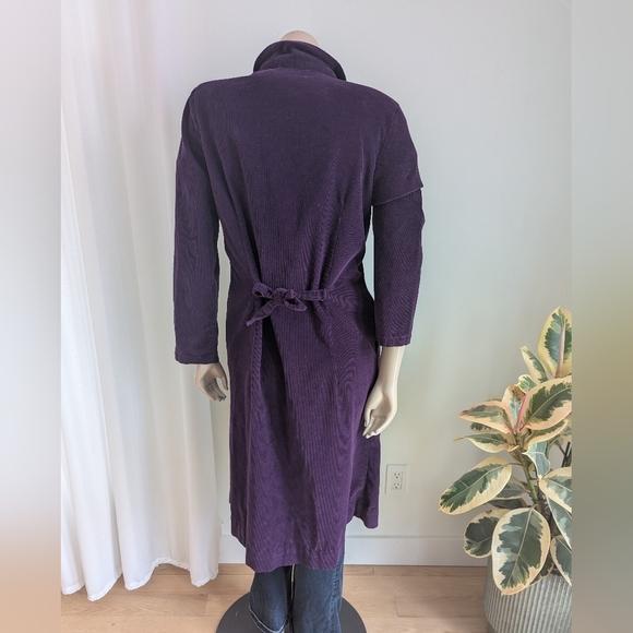 Paragon Purple Corduroy Maxi Dress / Vest Ptp 20" Fit Medium-large - Picture 4 of 12